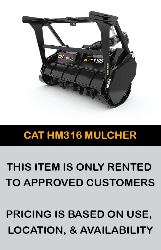 Attachment CAT HM316 Mulcher